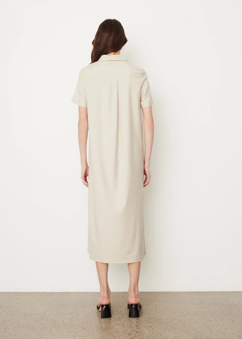 Buttoned Long Dress