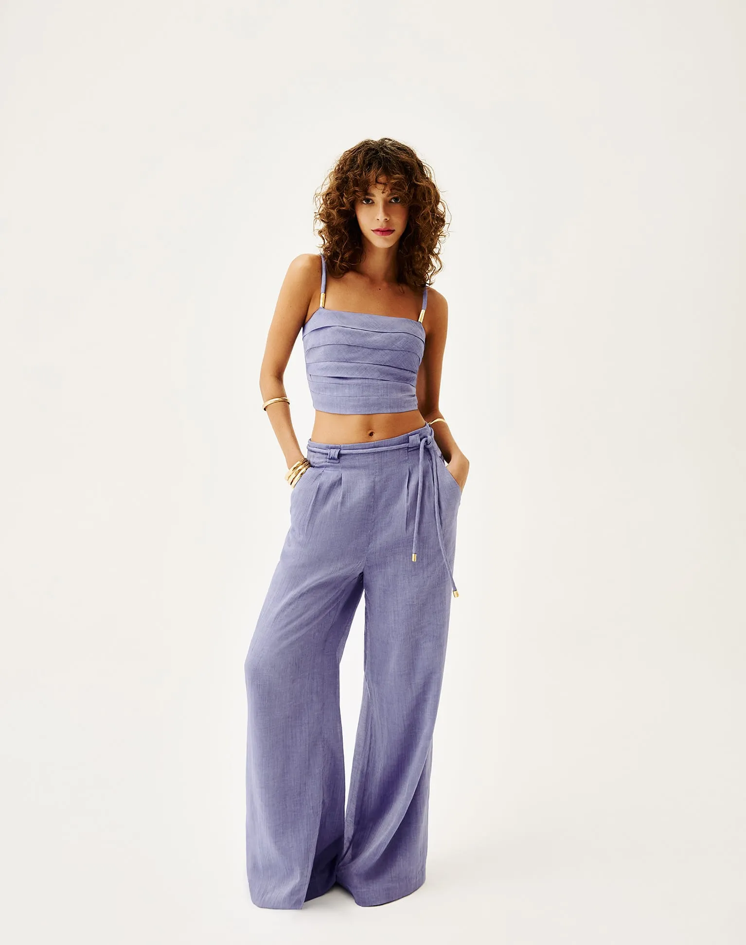 Cassia Pants - Sapphire