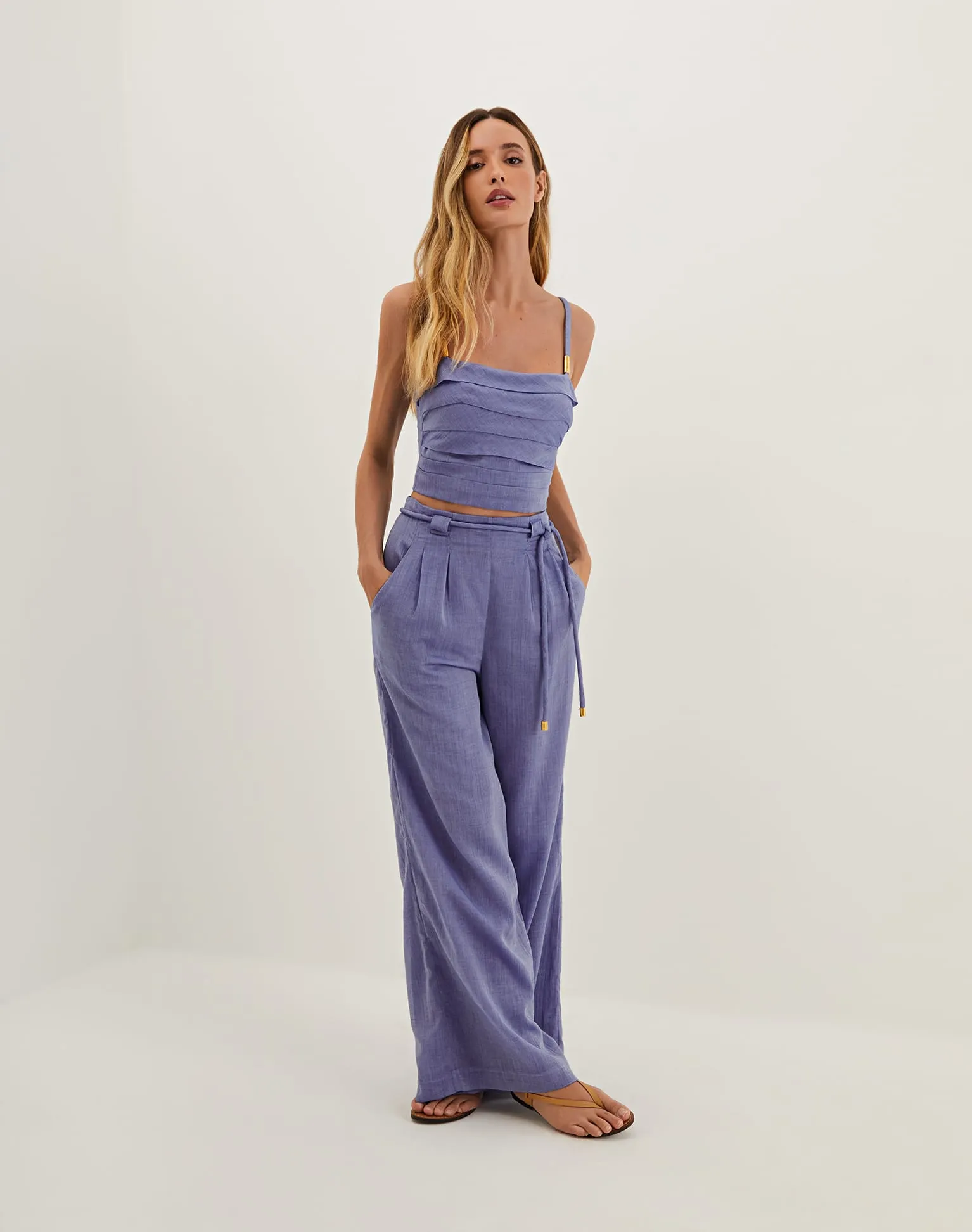 Cassia Pants - Sapphire