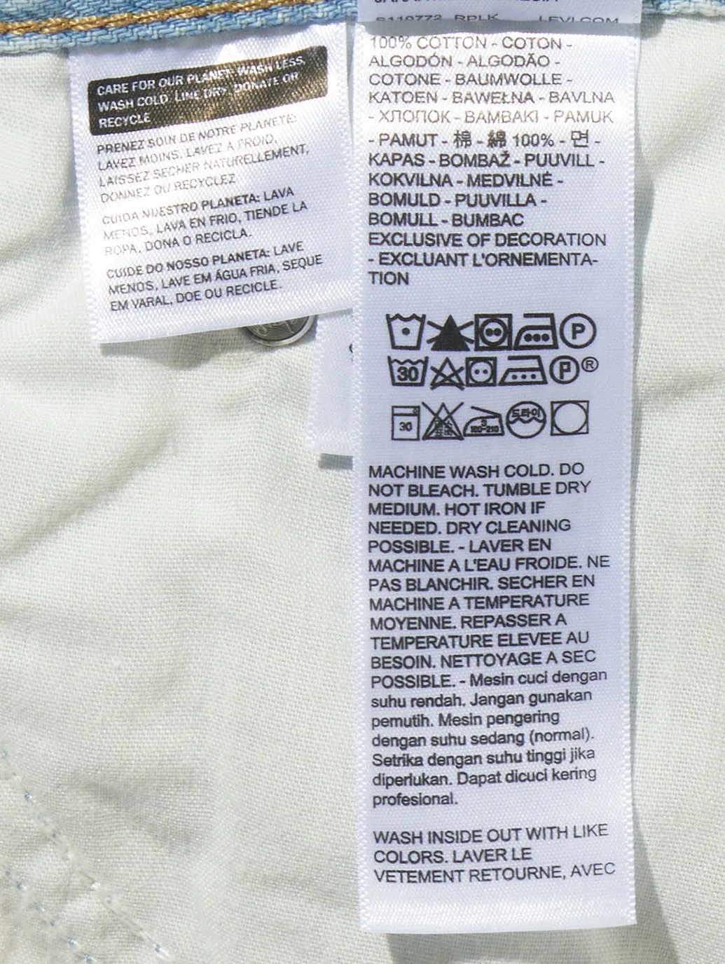 CINCH BAGGY ジーンズ ライトインディゴ
