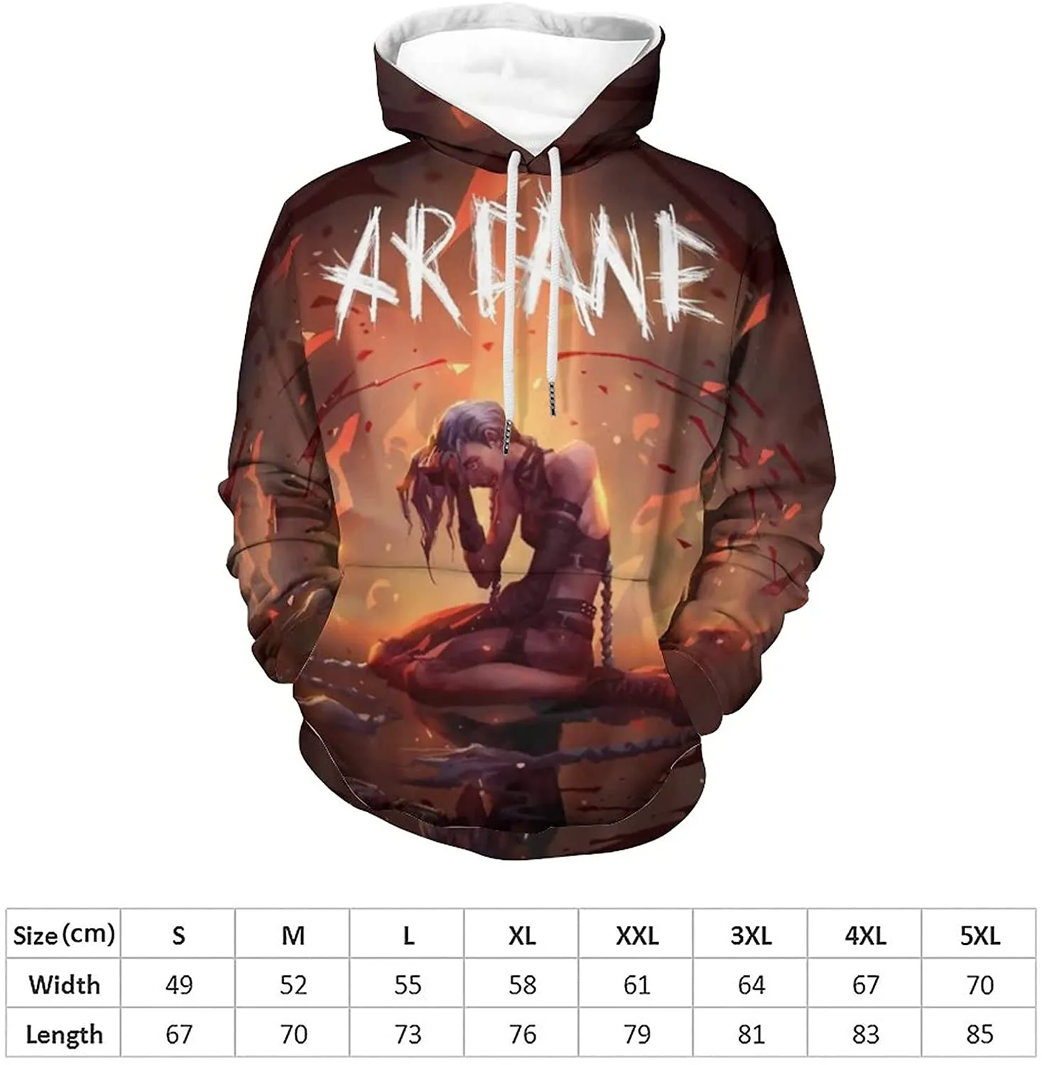 League of Legends Hoodies - Character Jinx Hooded Sweatshirts