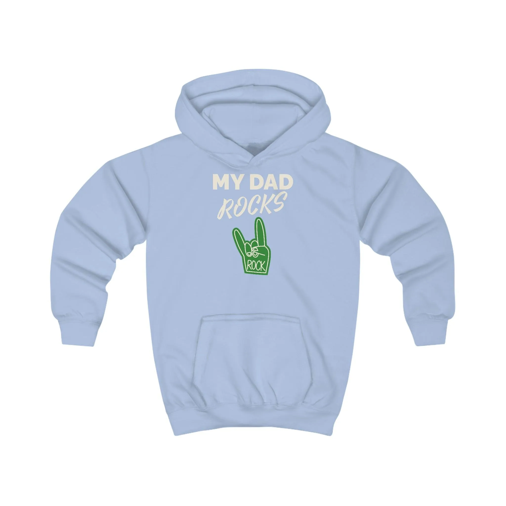 My Dad Rocks Kids Hoodie