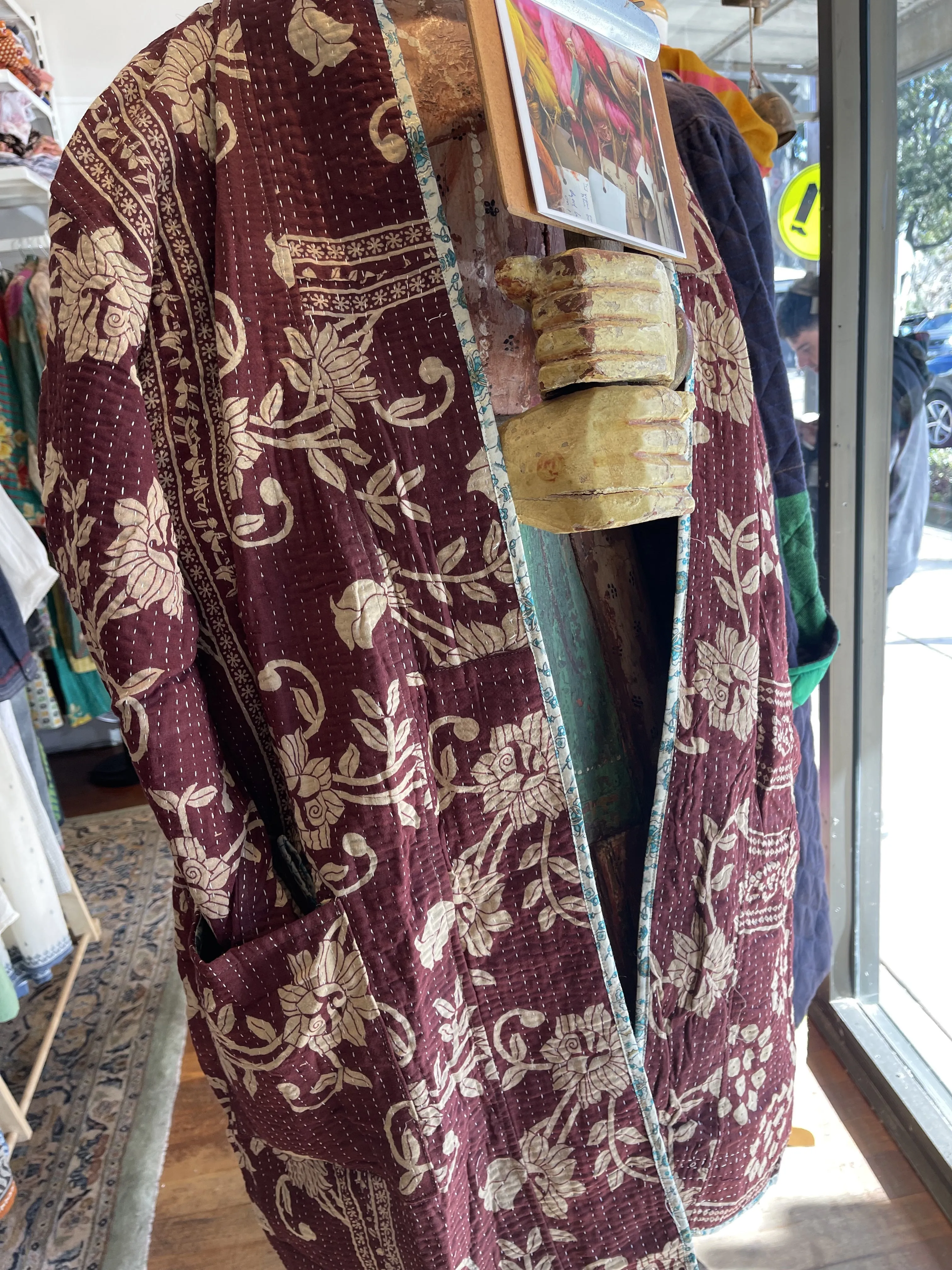 Vintage Kantha Jacket - JAPONAISE MONOCHROME